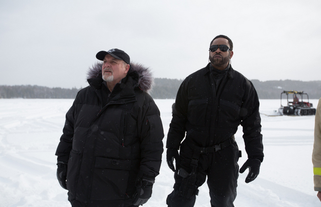 Still from the film ICE SOLDIERS (Michael Ironside and Benz Antoine)