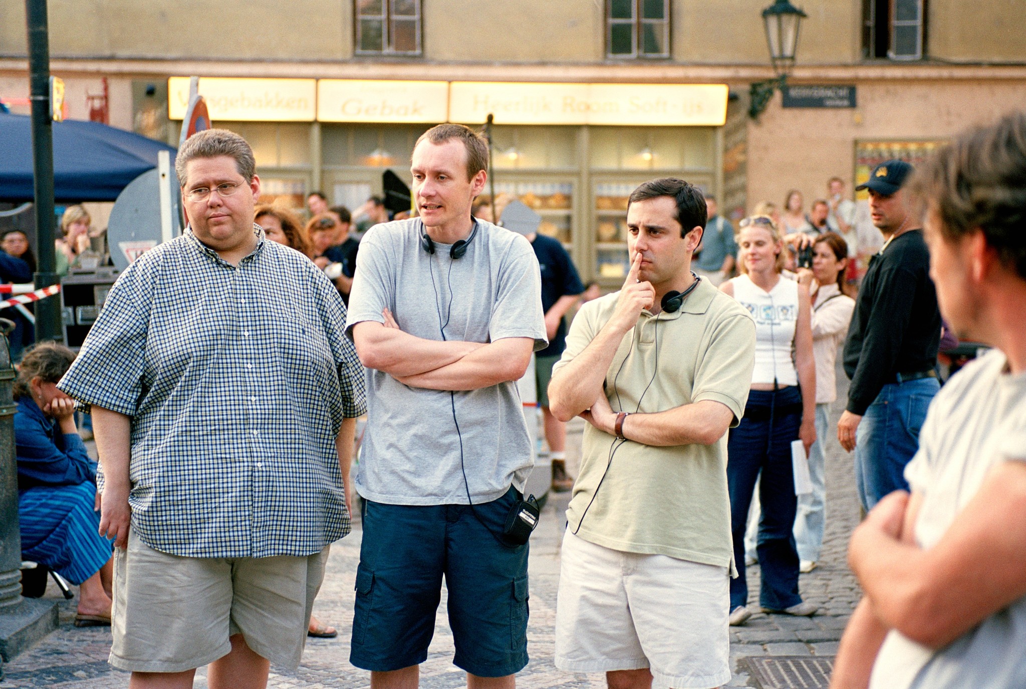 Still of Alec Berg, David Mandel and Jeff Schaffer in Kelyje po Europa (2004)