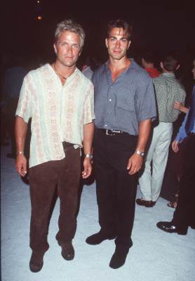 David Chokachi and Michael Bergin at event of 54 (1998)