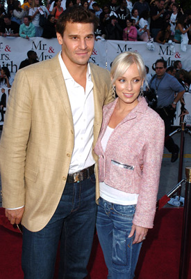 David Boreanaz and Jaime Bergman at event of Mr. & Mrs. Smith (2005)