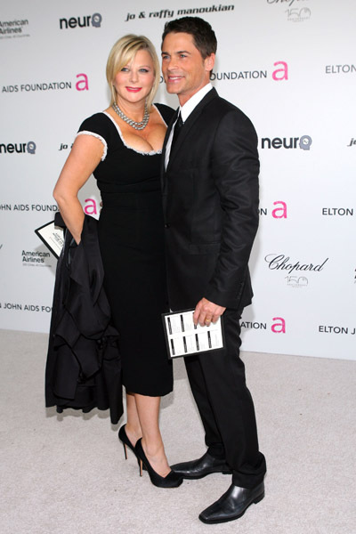 Rob Lowe and Sheryl Berkoff at event of The 82nd Annual Academy Awards (2010)