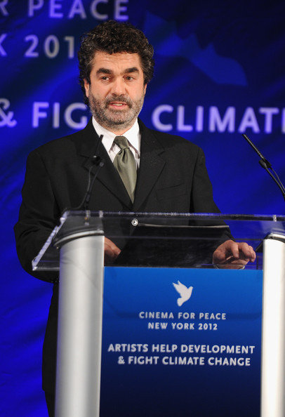 Joe Berlinger speaks at the Cinema for Peace New York 2012 in New York City.