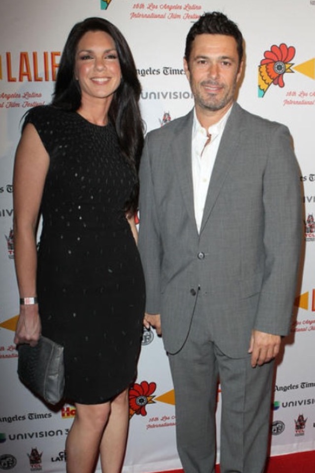Carlos Bernard and Tessie Santiago at the Los Angeles Latino International Film Festival
