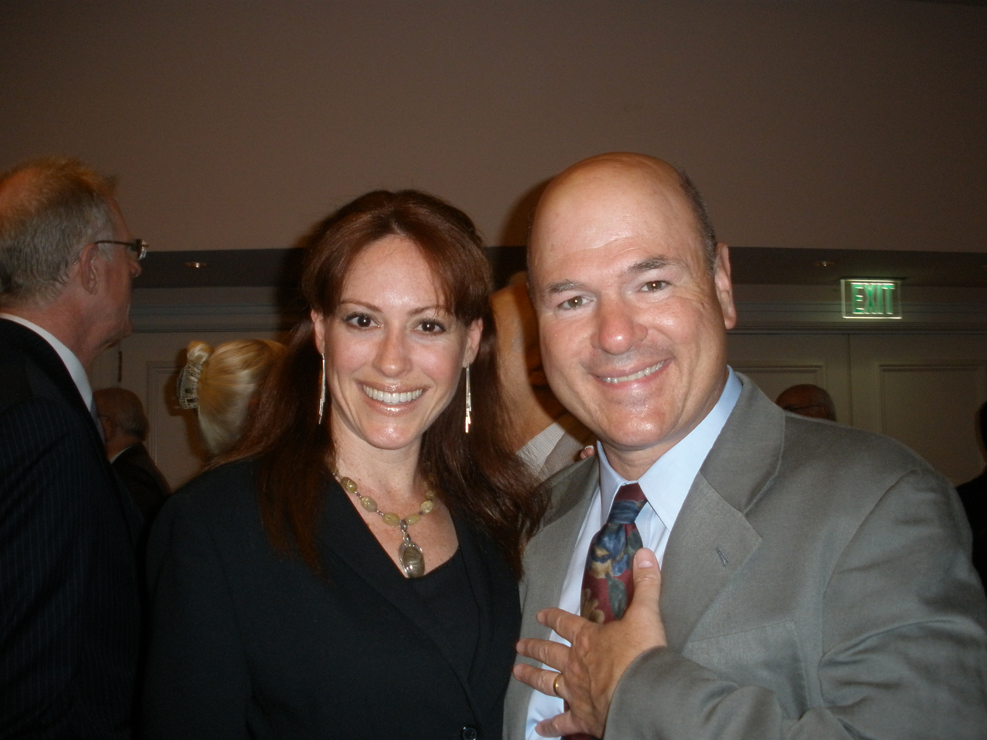 With Larry Miller