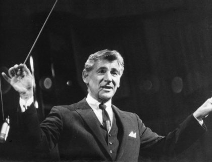 Leonard Bernstein conducting 