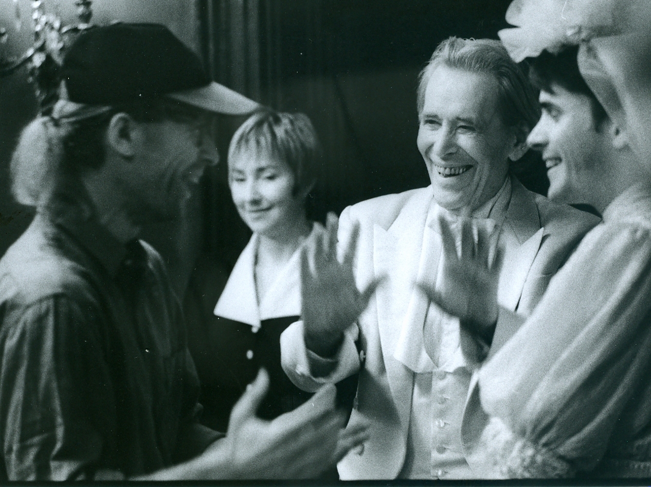 Berris shares a laugh with Academy Award Winner Peter OToole and actor Mark Huntley.