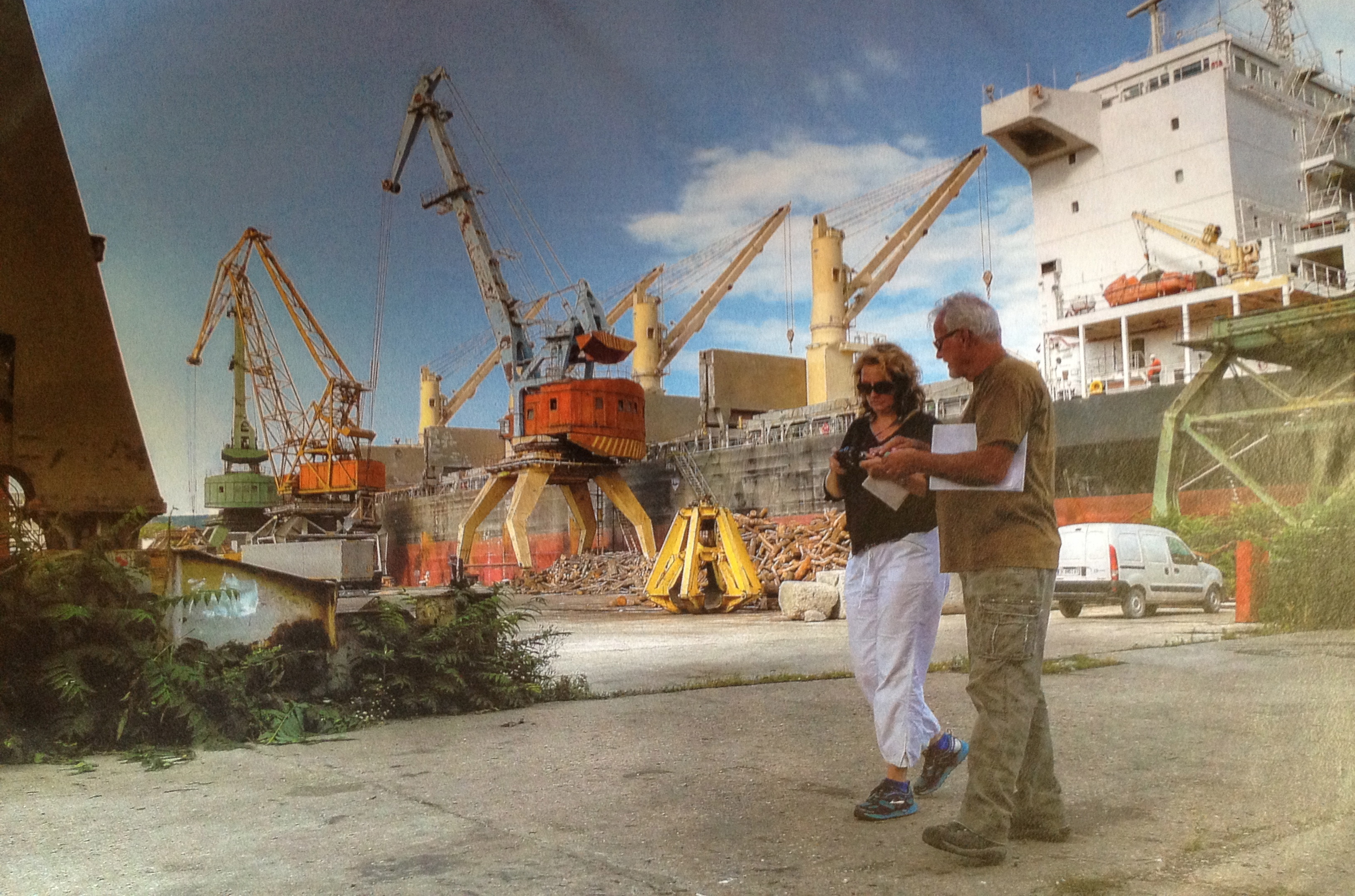 Scouting the Port at Varna, Bulgaria, 2013.
