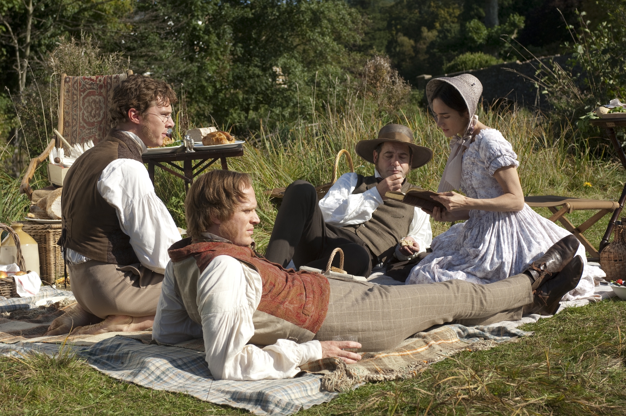 Still of Jennifer Connelly, Jeremy Northam and Paul Bettany in Creation (2009)