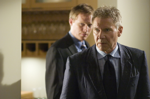 Still of Harrison Ford and Paul Bettany in Firewall (2006)