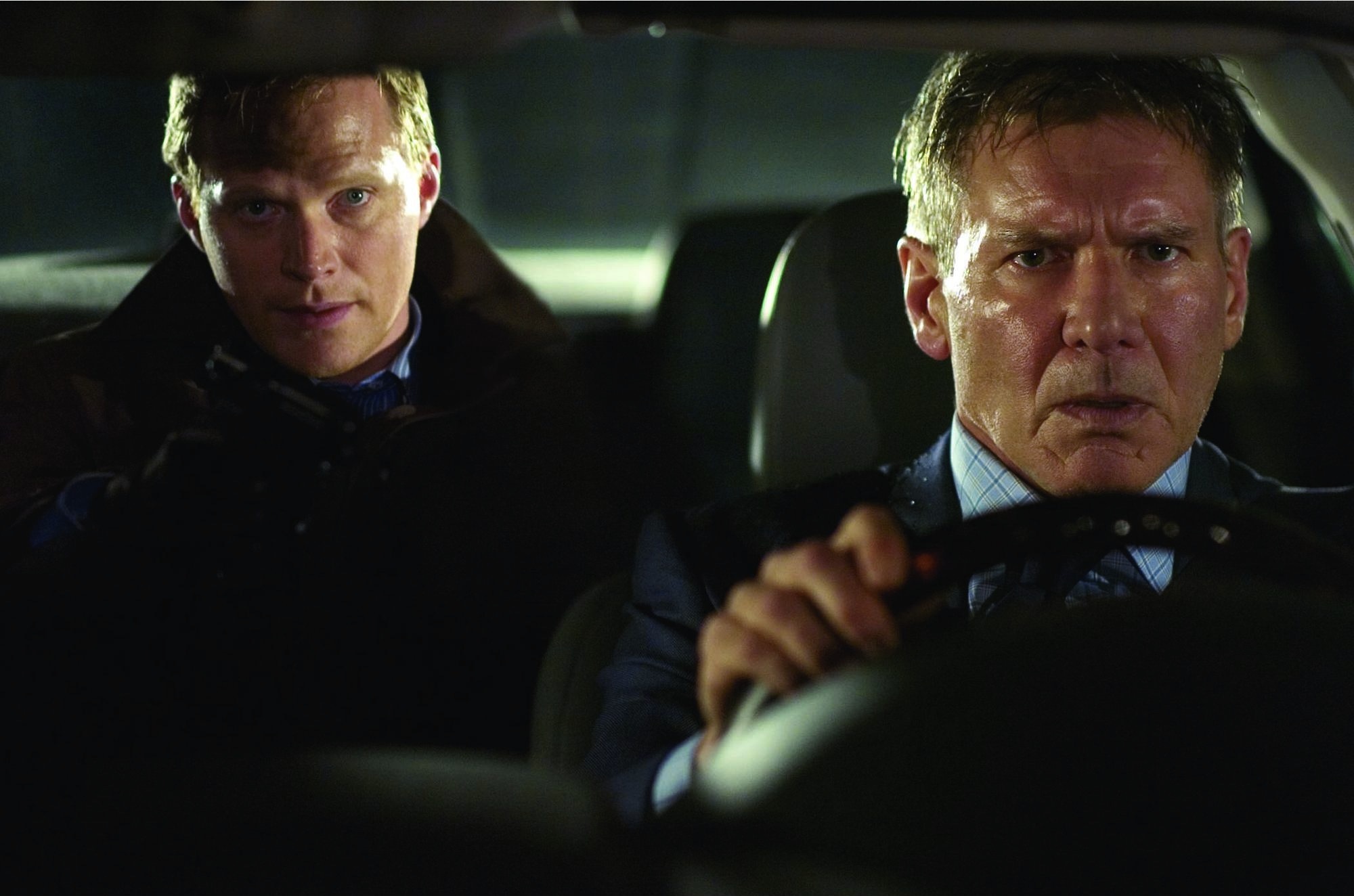 Still of Harrison Ford and Paul Bettany in Firewall (2006)