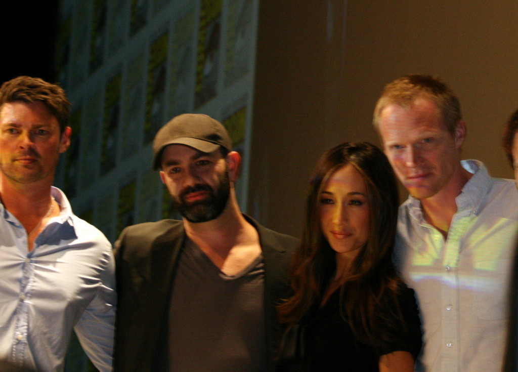 Paul Bettany, Maggie Q, Scott Stewart and Karl Urban