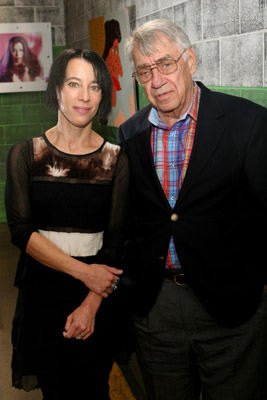 Philip Baker Hall and Nicole Bettauer