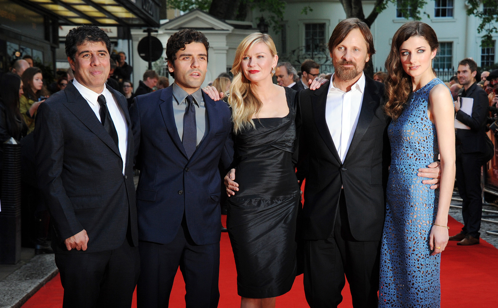 Kirsten Dunst, Viggo Mortensen, Hossein Amini, Daisy Bevan and Oscar Isaac at event of The Two Faces of January (2014)