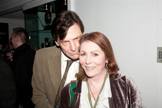Julie Bevan and Toby Eddington at BAFTA