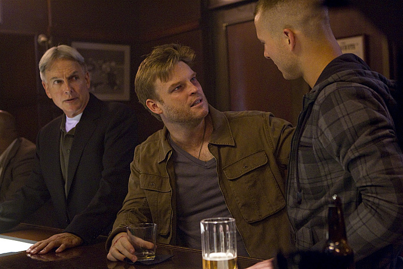 Still of Mark Harmon and Brad Beyer in NCIS: Naval Criminal Investigative Service (2003)