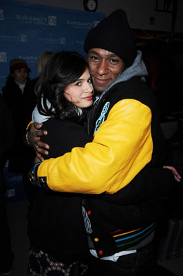 Yasiin Bey and Melonie Diaz at event of Be Kind Rewind (2008)