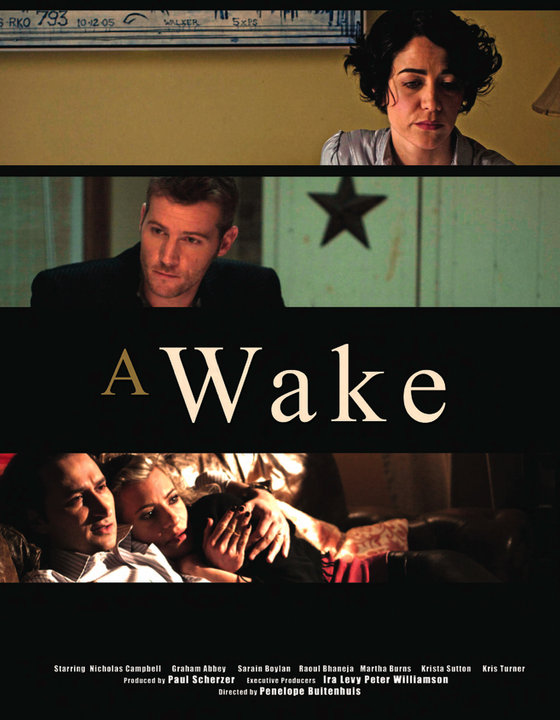 Poster for A Wake directed by Penelope Buitenhuis.