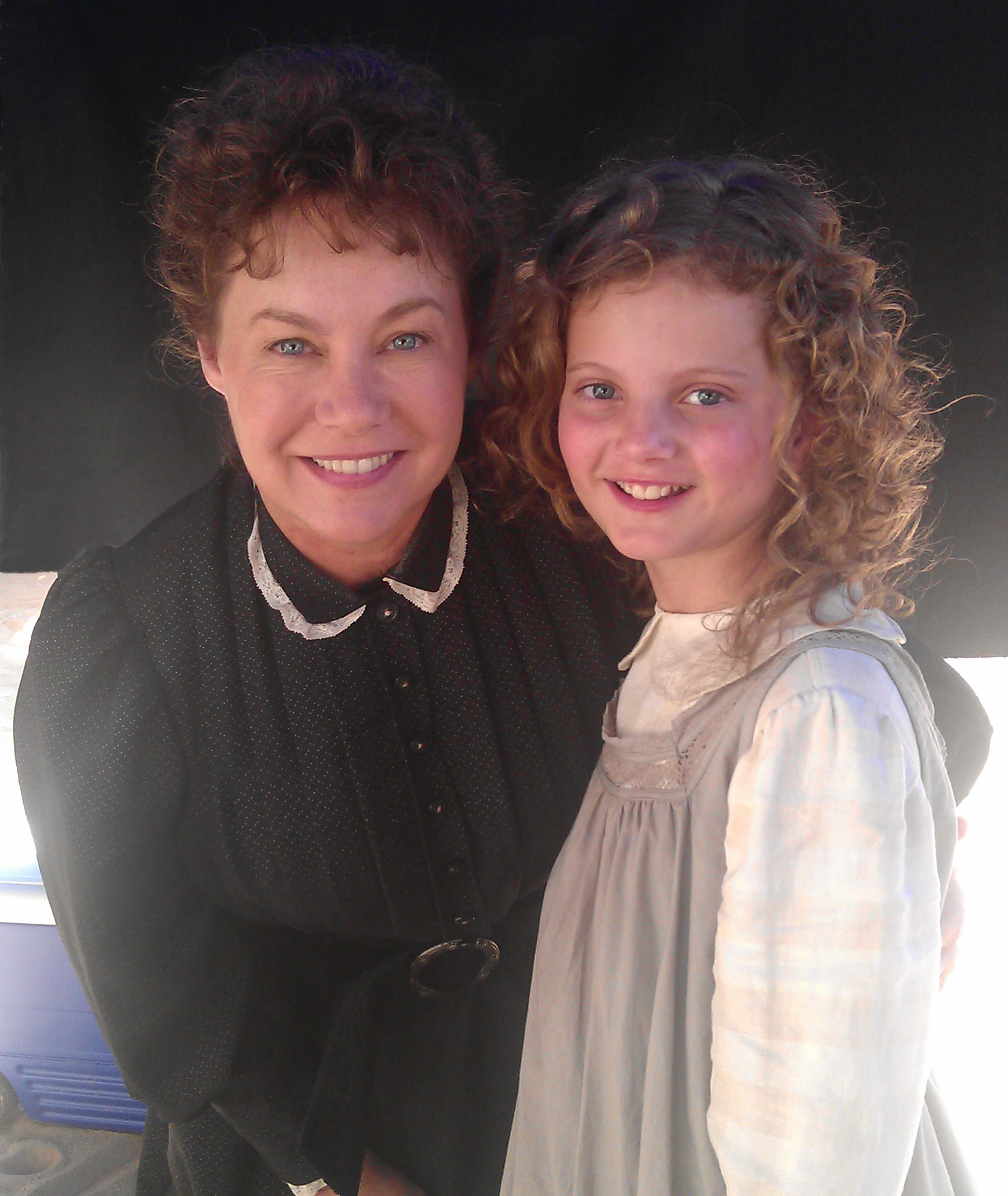 Melissa Bickerton playing Mrs Corry in Saving Mr Banks with Annie Rose Buckley. Deleted scenes.