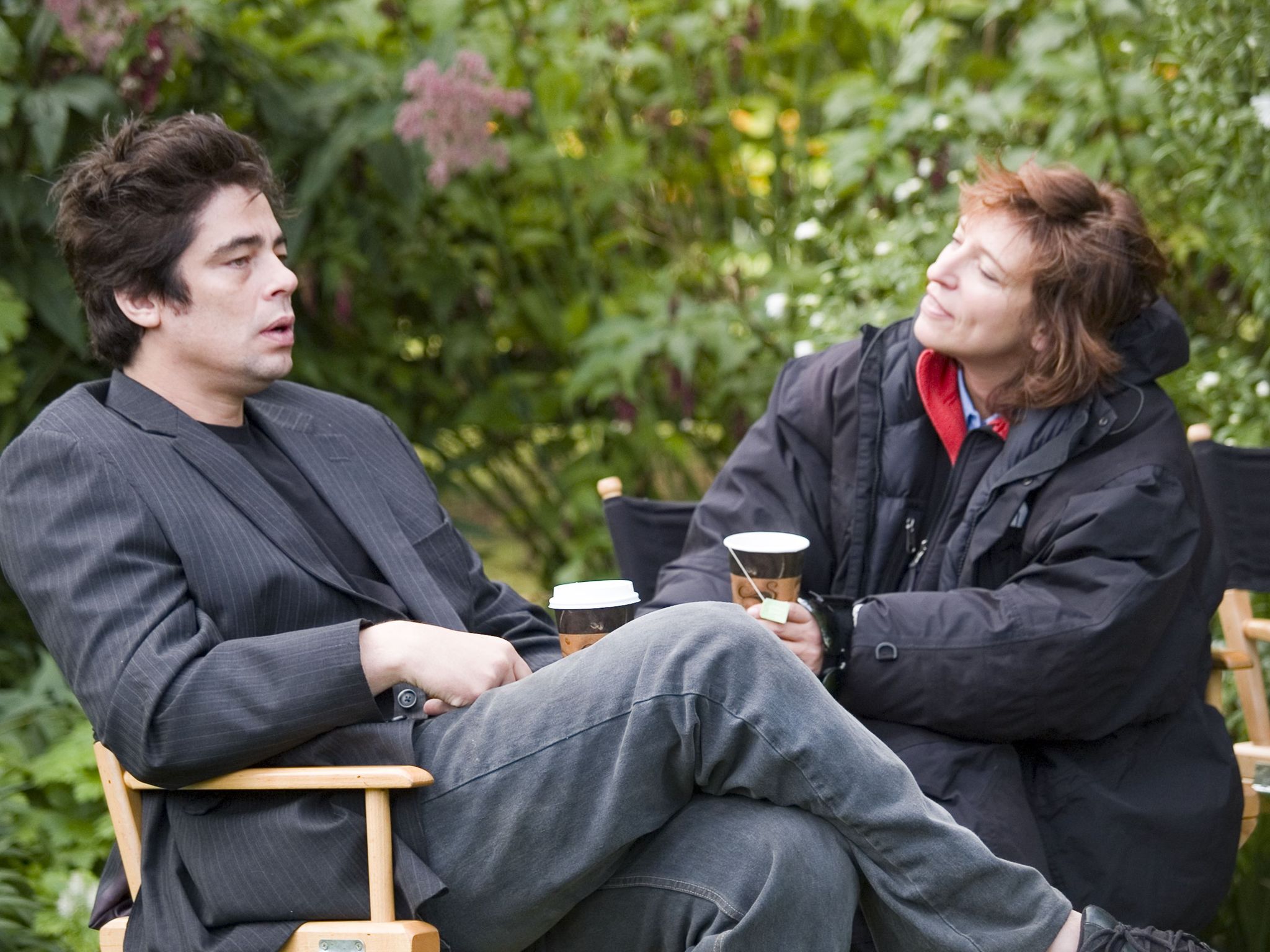 Still of Benicio Del Toro and Susanne Bier in Things We Lost in the Fire (2007)