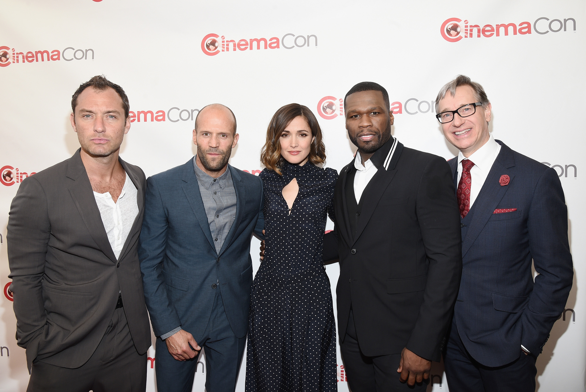 Jude Law, Jason Statham, Paul Feig, Rose Byrne and 50 Cent