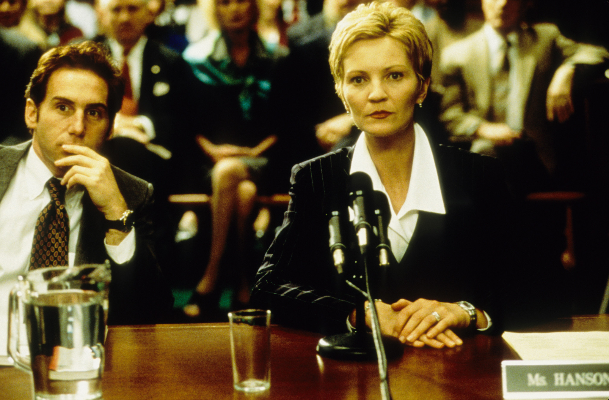 Still of Joan Allen and Mike Binder in The Contender (2000)