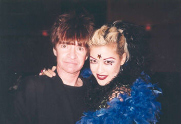 Still of Gwen Stefani and Rodney Bingenheimer in Mayor of the Sunset Strip (2003)