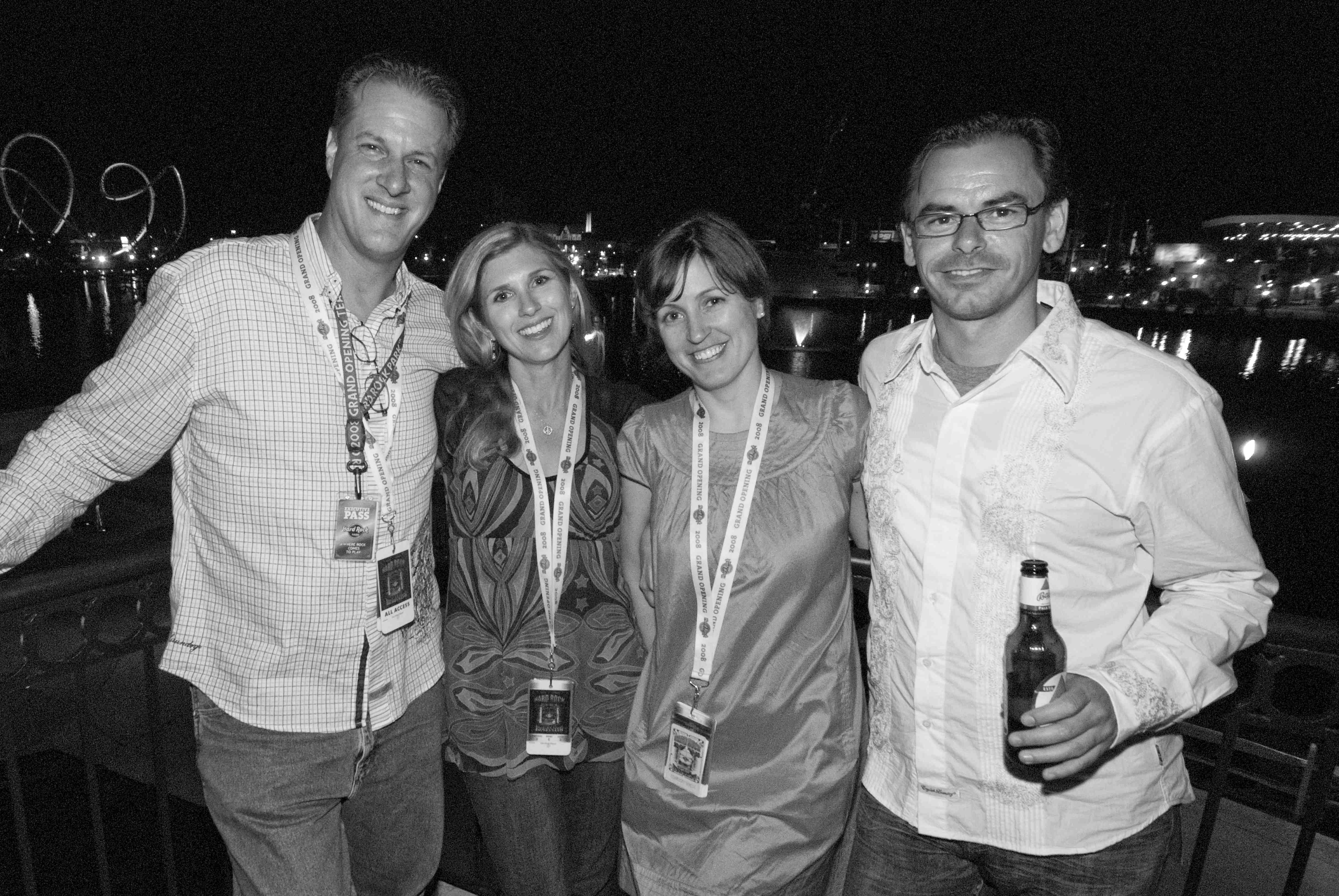 Director Jon Binkowski with Wife Shona and Sarah and Stephen Goodwin (Executive Producer)