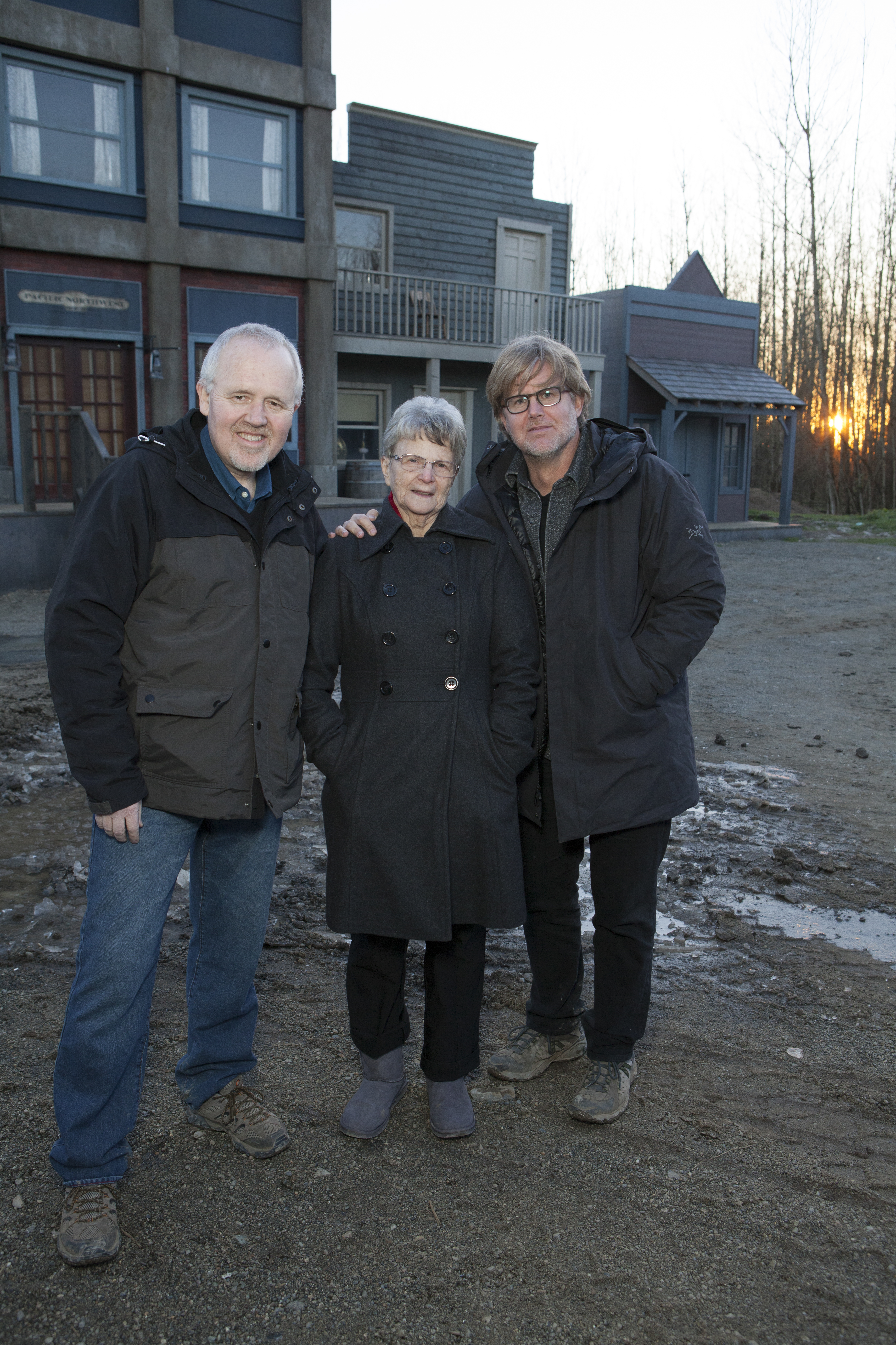 Executive Producers Michael Landon Jr. and Brian Bird, and author Janette Oke