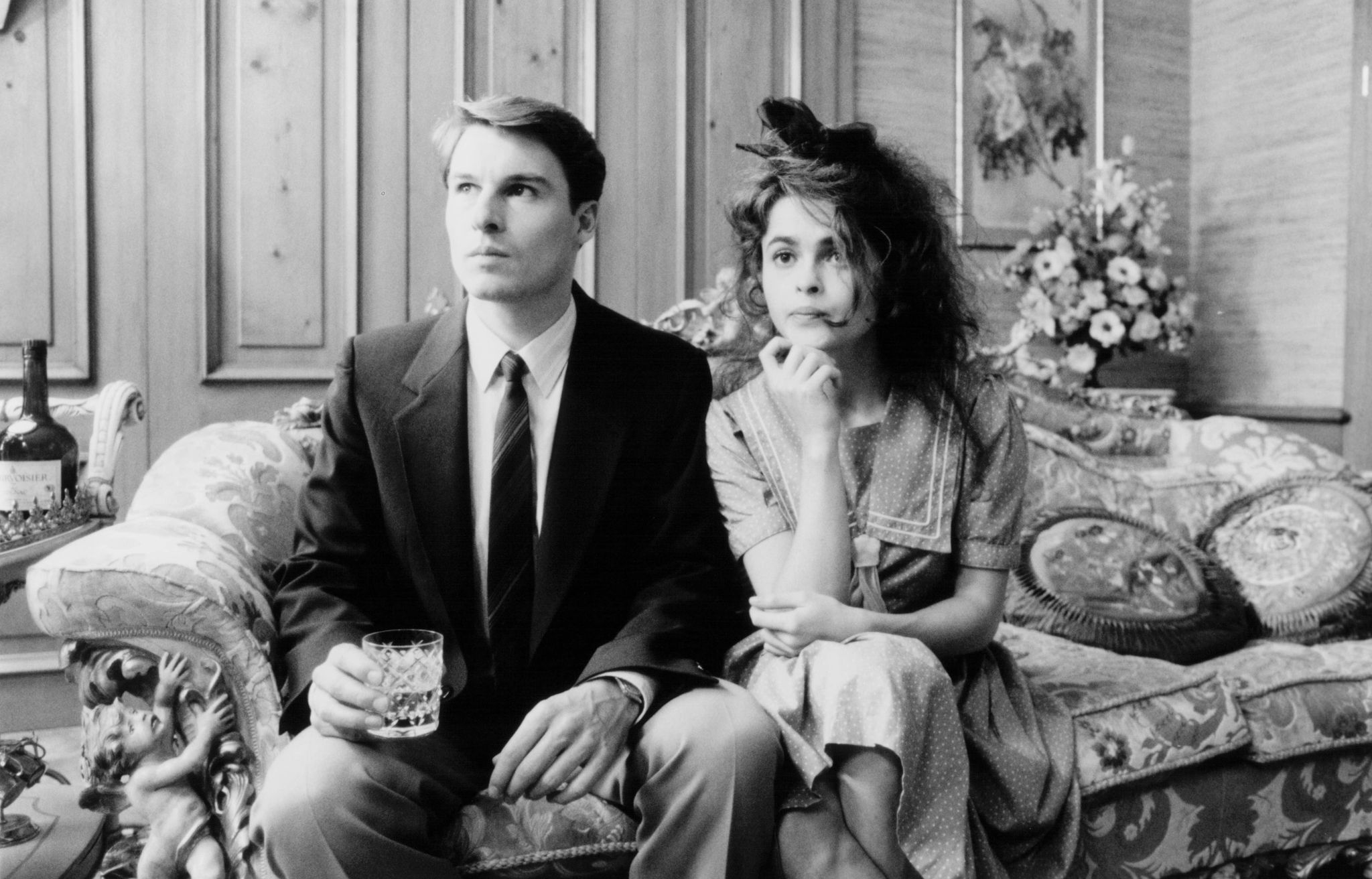 Still of Helena Bonham Carter and Jesse Birdsall in Getting It Right (1989)