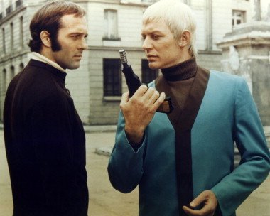 Still of Michael Billington and Ed Bishop in UFO (1970)