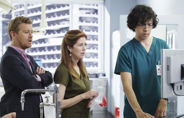 Still of Dana Delany, Geoffrey Arend and Nic Bishop in Body of Proof (2011)