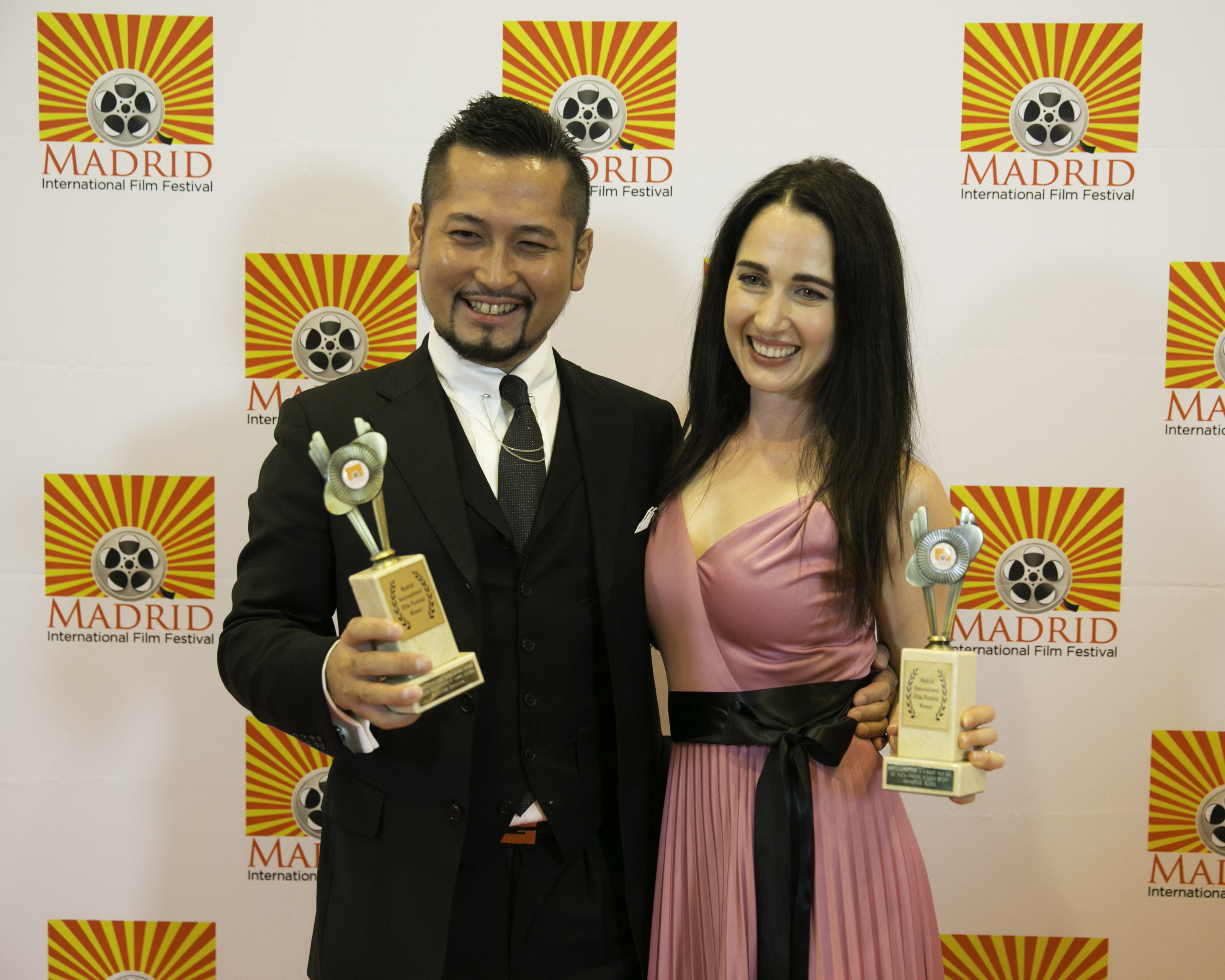 2014 Madrid International Film Festival winners Kenshow Onodara and Catherine Black