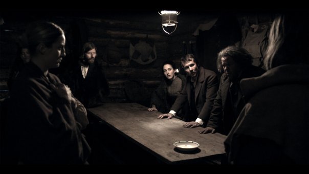 Crispan Glover, Catherine Black, Cary Wayne Moore, Alison Haislip, Mark Boone Junior and Christian Kane in The Donner Party
