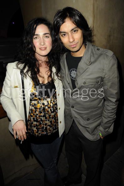 Catherine Black and Vik Sahay at YOUNG HOLLYWOOD PARTY, Dec. 3rd 2008