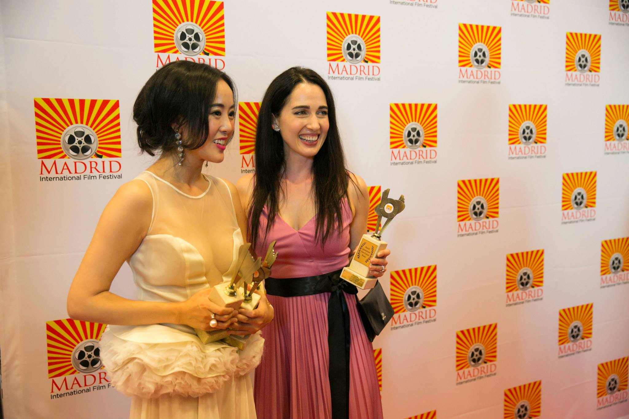 Madrid International film festival Award winners Erica Fan (Fish In The Sky) and Catherine Black (De Puta Madre A Love Story)