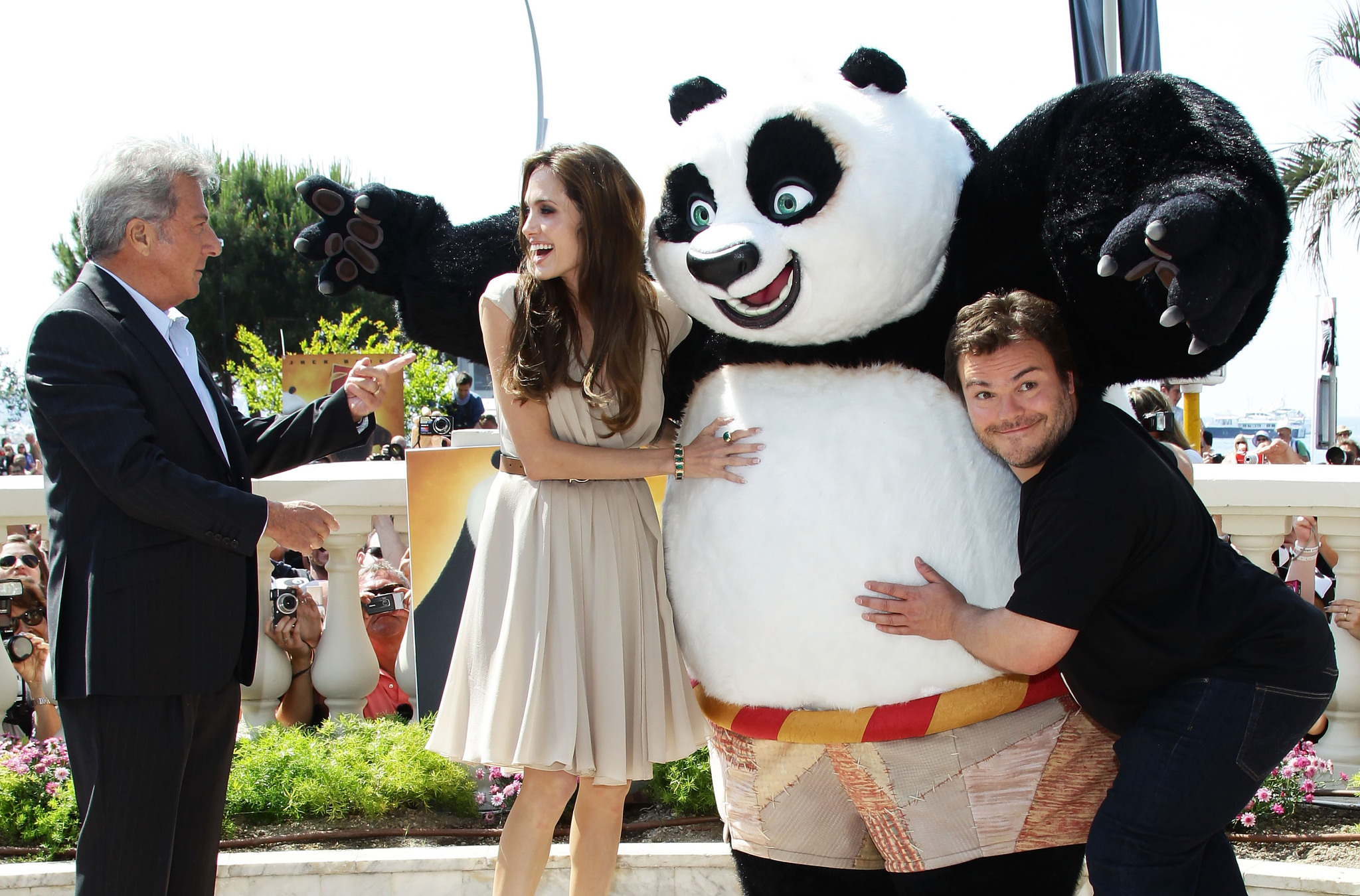 Dustin Hoffman, Angelina Jolie and Jack Black