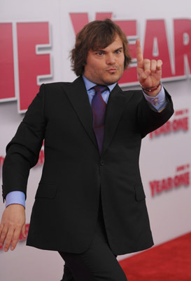 Jack Black at event of Year One (2009)