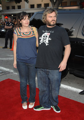 Jack Black and Tanya Haden at event of Mari Huanos ekspresas (2008)