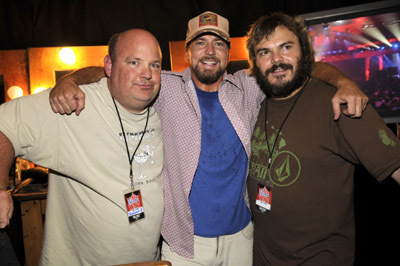 Jack Black, Kyle Gass and Eddie Vedder