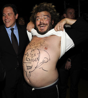 Jack Black at event of 2008 MTV Movie Awards (2008)