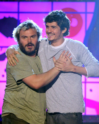 Jack Black and Orlando Bloom at event of Nickelodeon Kids' Choice Awards 2008 (2008)