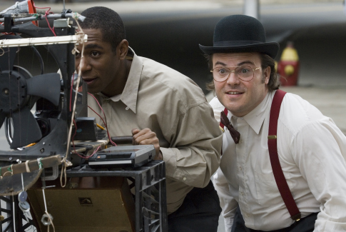 Still of Yasiin Bey and Jack Black in Be Kind Rewind (2008)