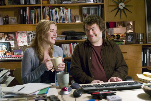 Still of Kate Winslet and Jack Black in The Holiday (2006)