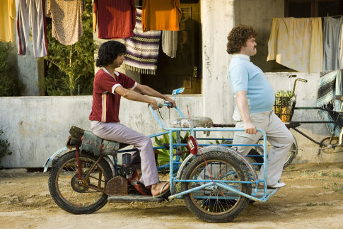 Still of Jack Black and Héctor Jiménez in Nacho Libre (2006)