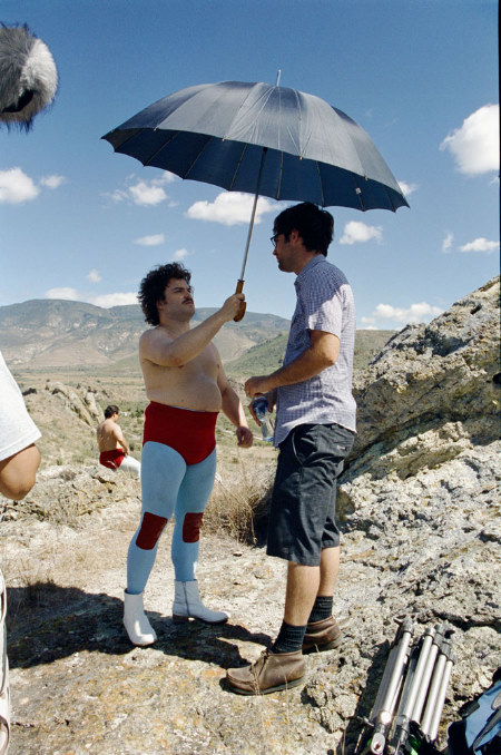 Jack Black and Jared Hess in Nacho Libre (2006)
