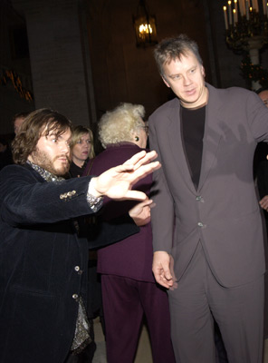 Tim Robbins and Jack Black at event of Niujorko gaujos (2002)