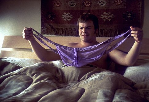 Hal (Jack Black) cannot understand why the undergarment of his lithe girlfriend is the size of a small tent.