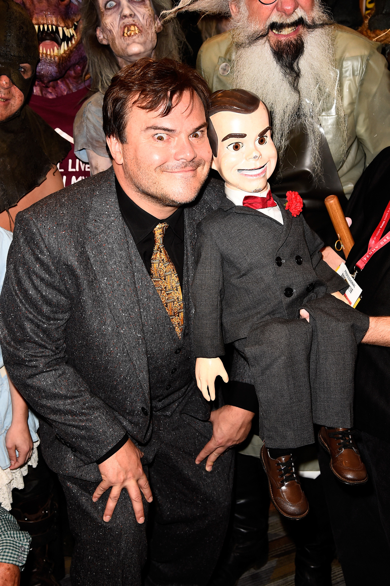 Jack Black at event of Goosebumps (2015)