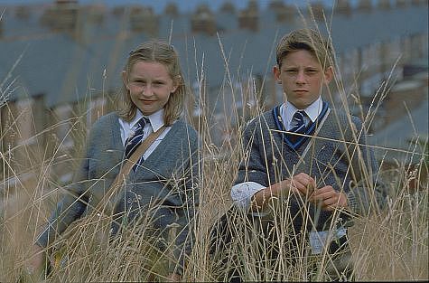 Still of Jamie Bell and Nicola Blackwell in Billy Elliot (2000)