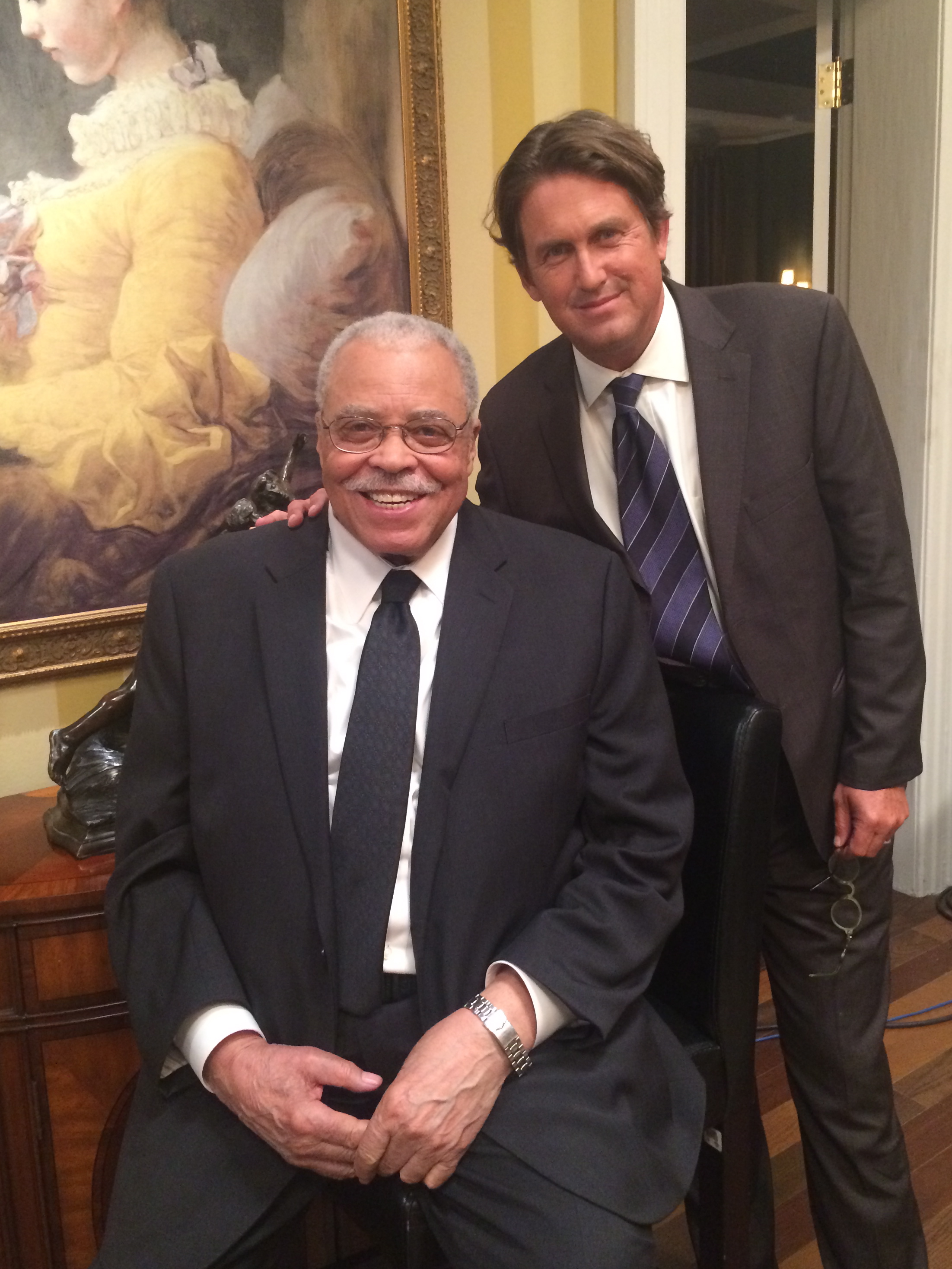 James Earl Jones and Geoffrey; AGENT X